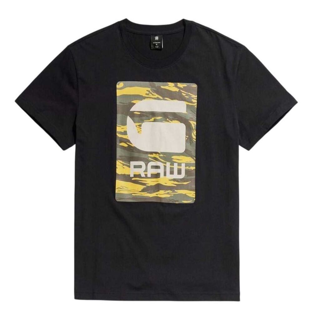 G-Star Mens Box Camo T-Shirt / Dark Black
